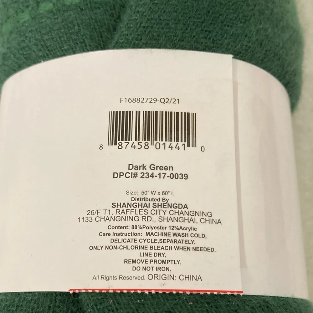 Target BP Christmas Woven Throw Blanket